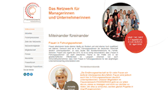 Desktop Screenshot of frauennetzwerk-foodservice.de